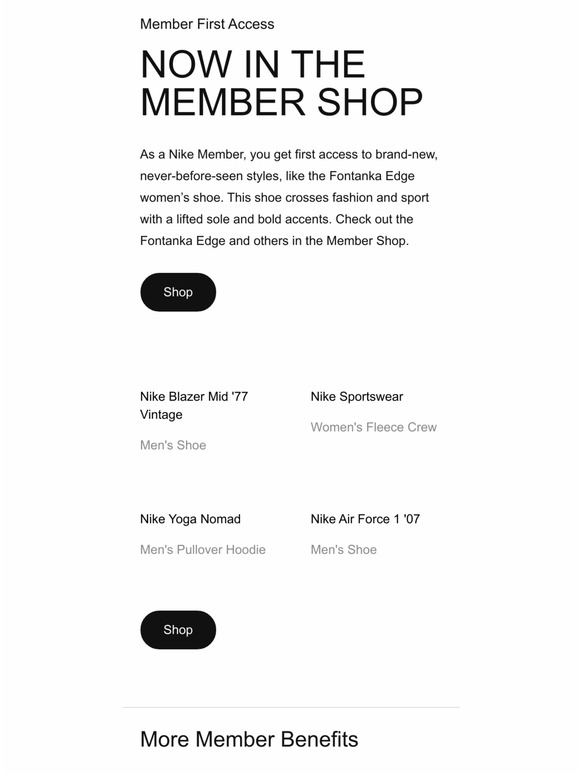 nike member code