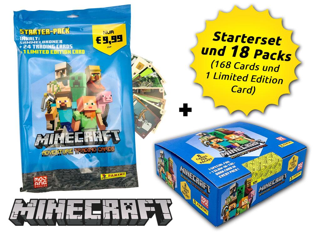 Panini Shop Sticker Sammelkarten Comics Und Bucher Neu Bei Panini Minecraft Sammelspass Ausserdem Die Beliebte Fortnite Series 1 Milled