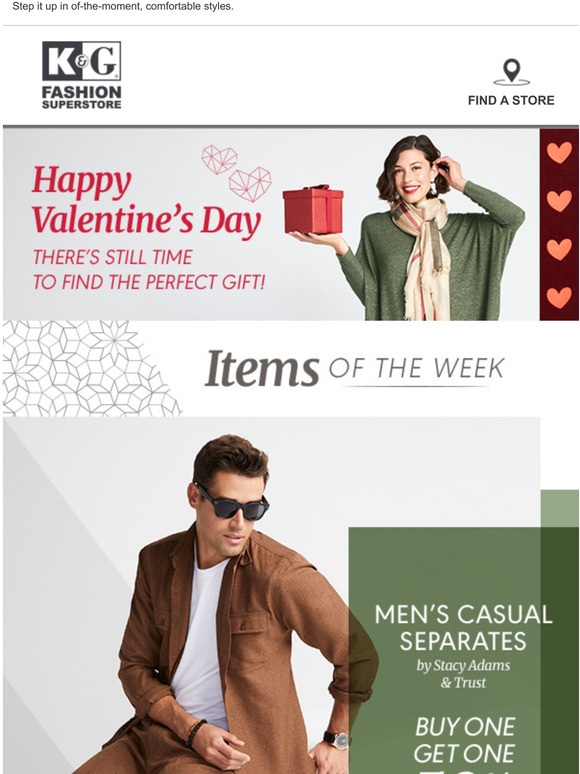 k&g men's sweaters