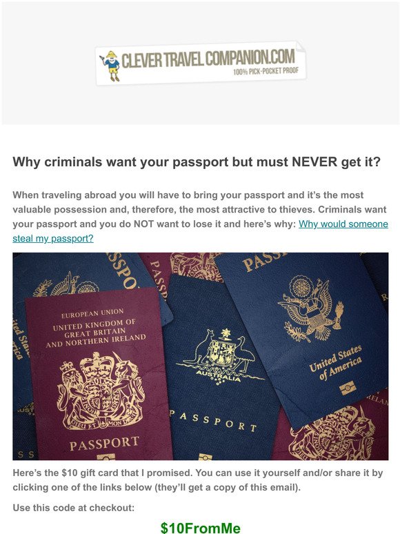 😱 Why criminals want your passport but must NEVER get it? 😡⛔❗