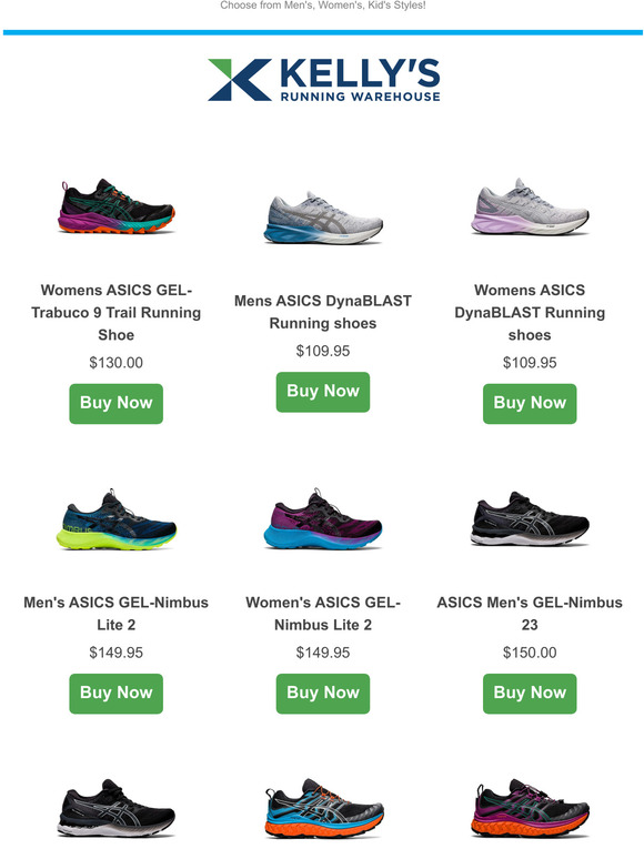 running warehouse asics