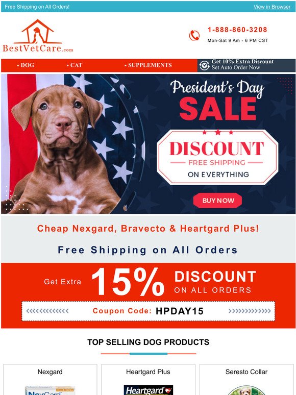 President Day Special Sale! Save UP TO 70% + 15% Extra Off