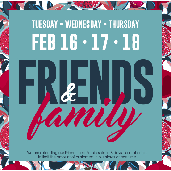 Fabricville: ♥ Friends and Family ♥ 3 day celebration sale!