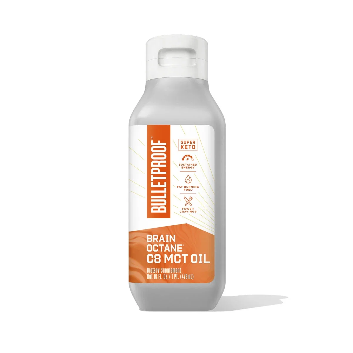 Brain Octane C8 MCT Oil, 16 oz.