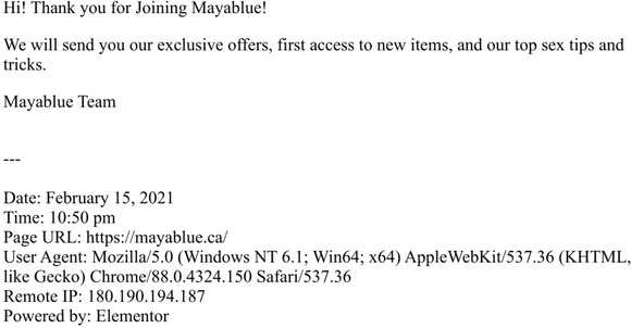 Welcome to Mayablue
