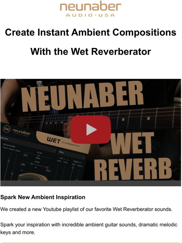Create Instant Ambient Compositions With the Wet Plug-In.