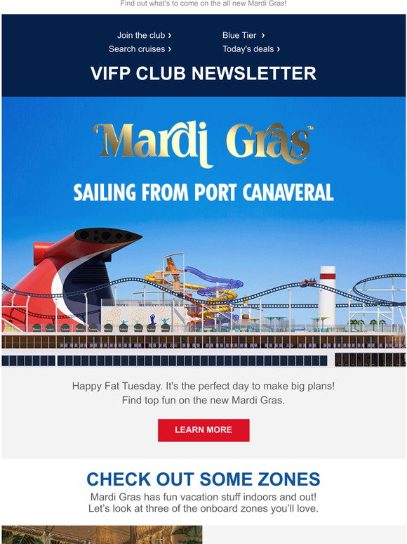 carnival cruise vifp club