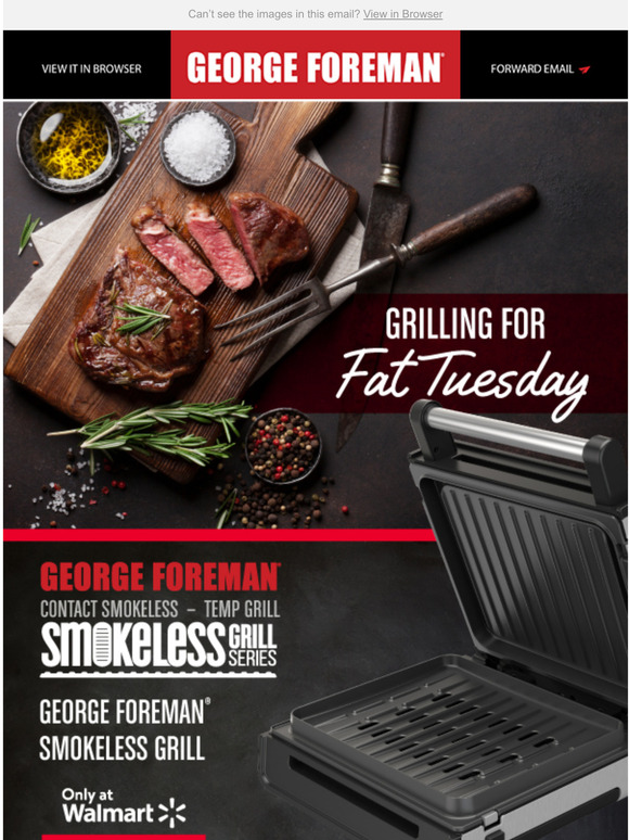 George Forman: Savor Your Summer With The GEORGE FOREMAN® Smokeless Grill!