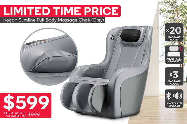 Kogan NEW Slimline Full Body Massage Chairs 599 Free