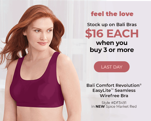 Maidenform: Bali EasyLite Bra in a New Color that will Spice Things Up!