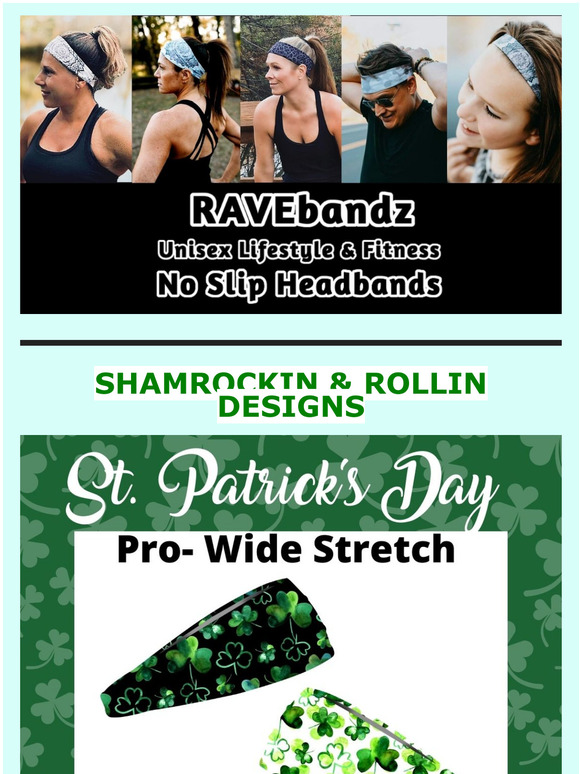 👉 NEW St. Patrick's Day & Trending Designs at RAVEbandz  👈