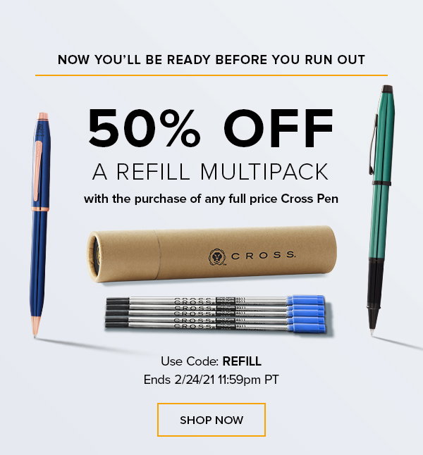 Cross Think Ink 50 Off Multipacks Milled