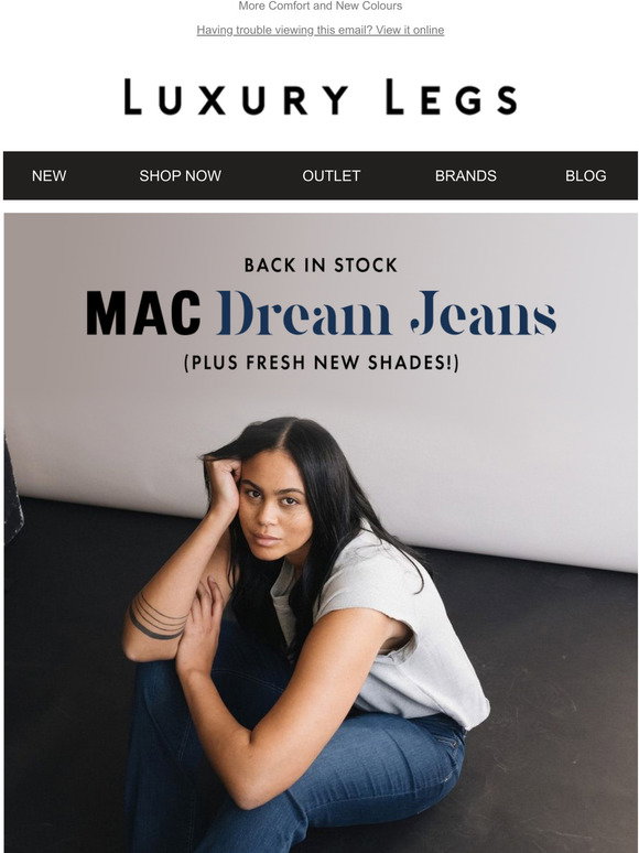 Luxury Legs: MAC Jeans Back in Stock 