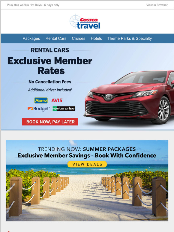 Costco Something you might like have you checked out our rental cars
