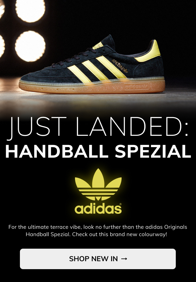 New adidas Originals | Black and Yellow Handball Spezial | Milled