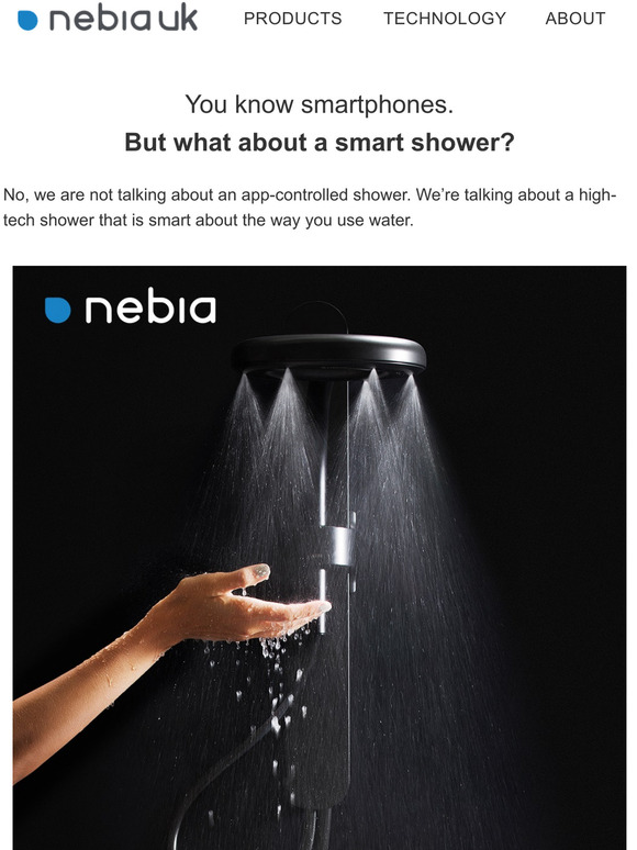 A… smart shower 🧠💦