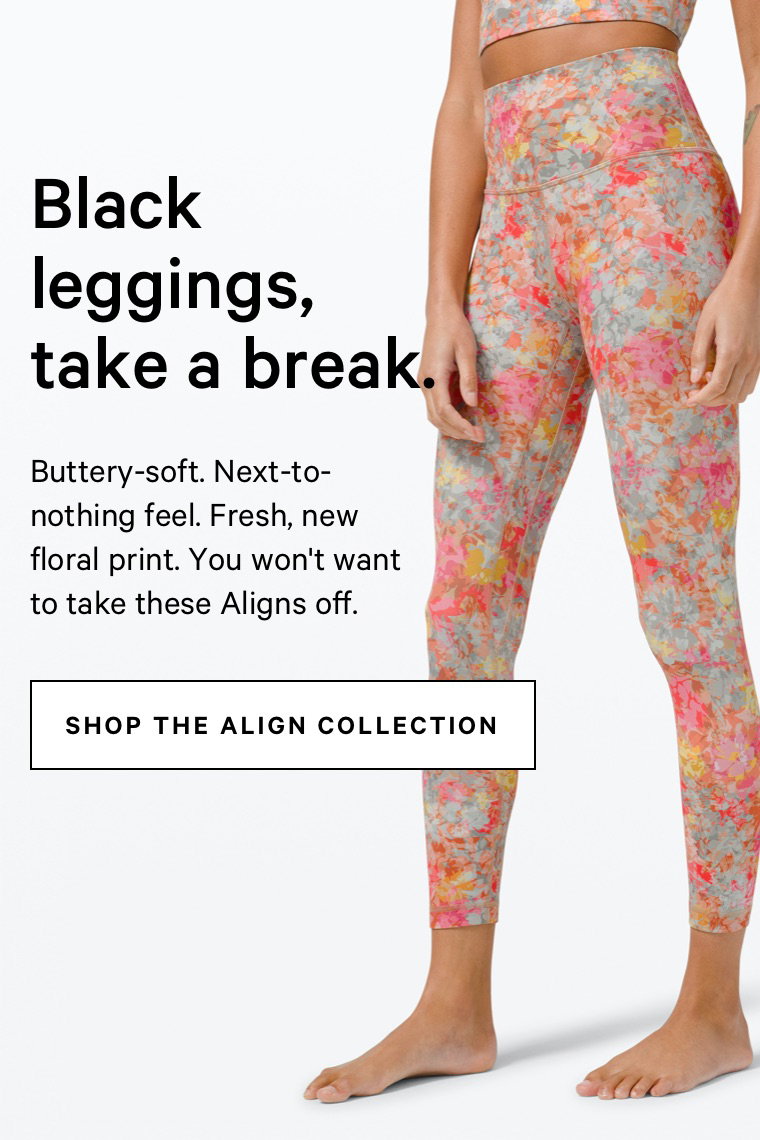 lululemon: This new Align print is made for spring