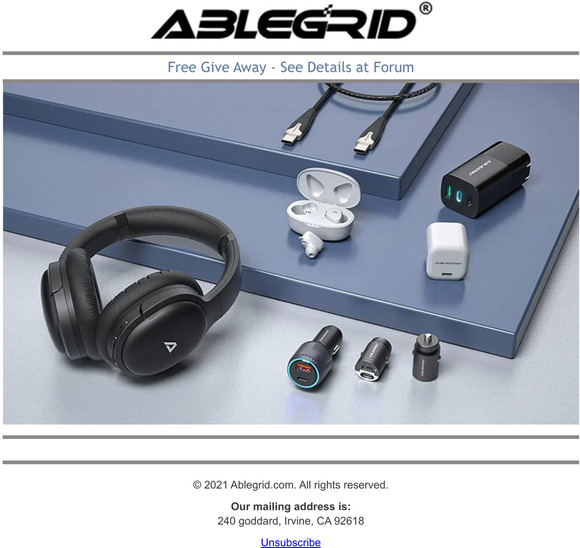 ablegrid product give away