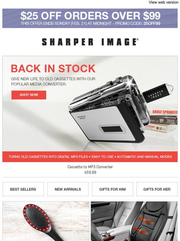 sharper image cassette to mp3 converter review