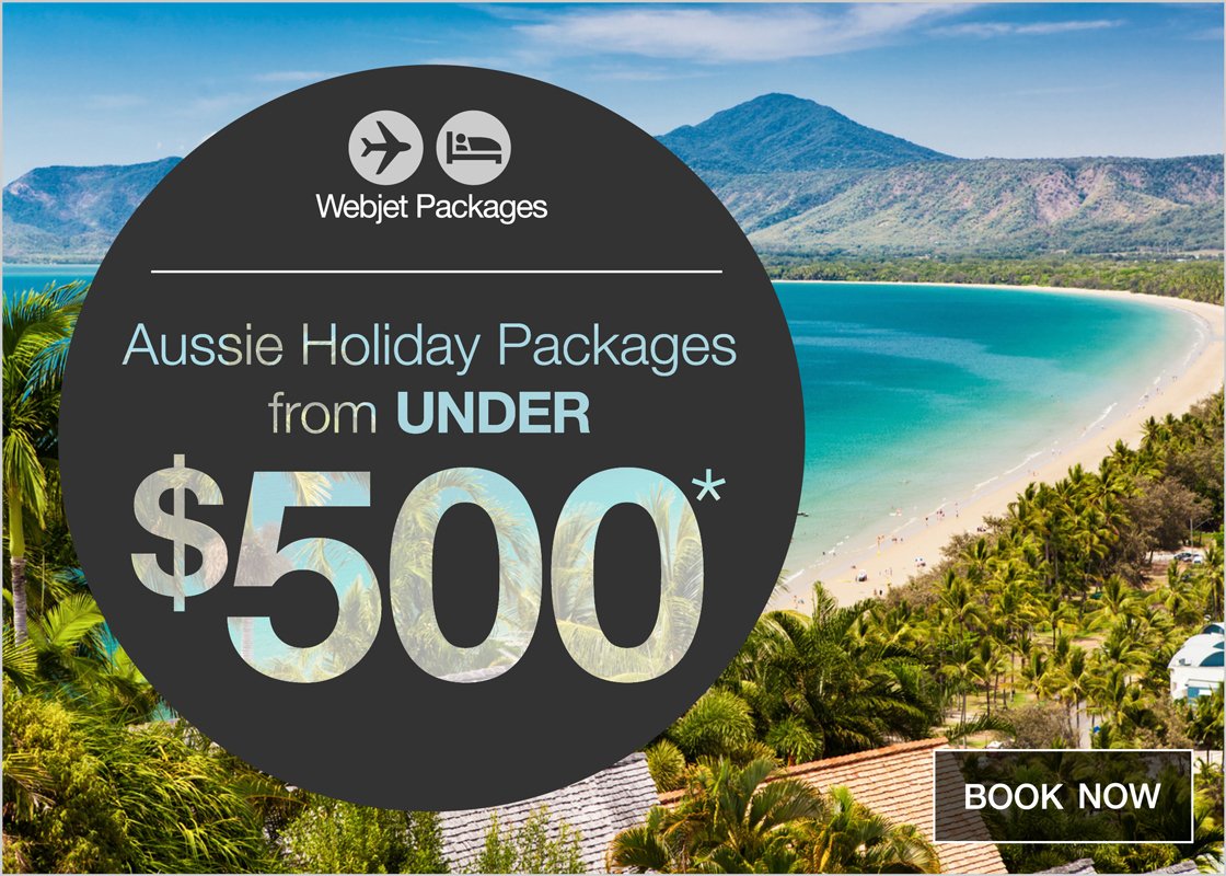 Aussie Holiday packages from under 500! Milled