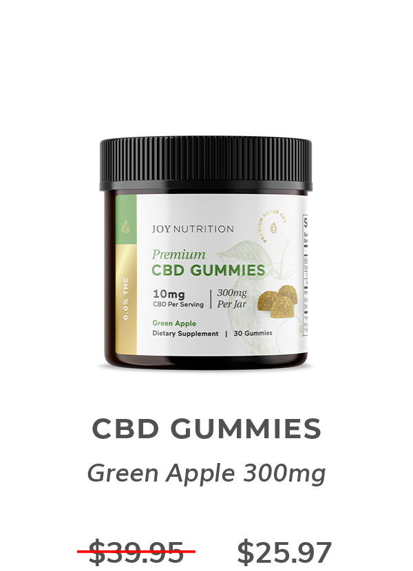 CBD Gummies Green Apple 300