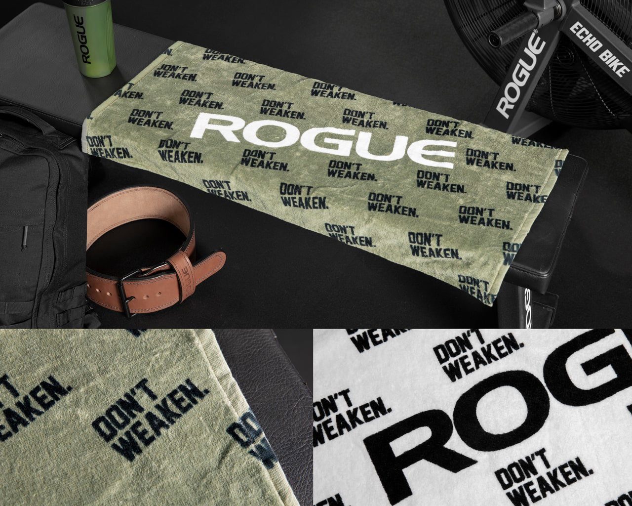 Rogue Gym Towel - Gray / Black