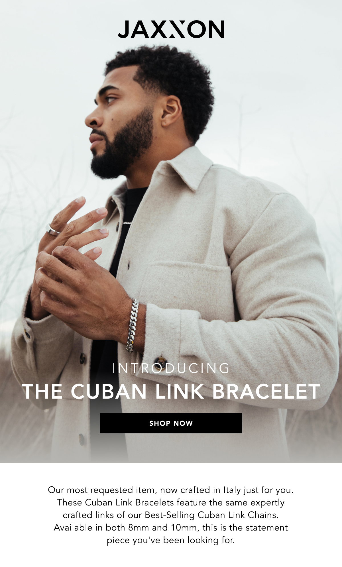 JAXXON Cuban Link Earring - Single
