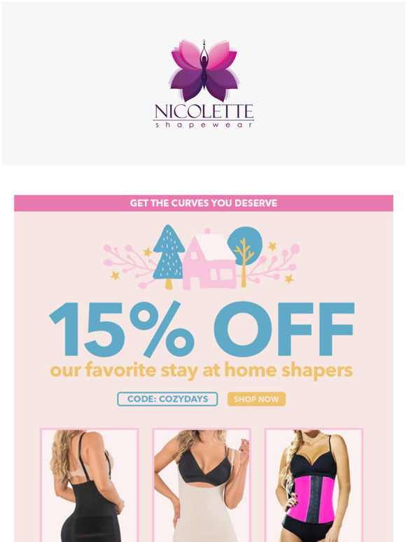 Stay at Home 15% off Cozy Shapewear 😍