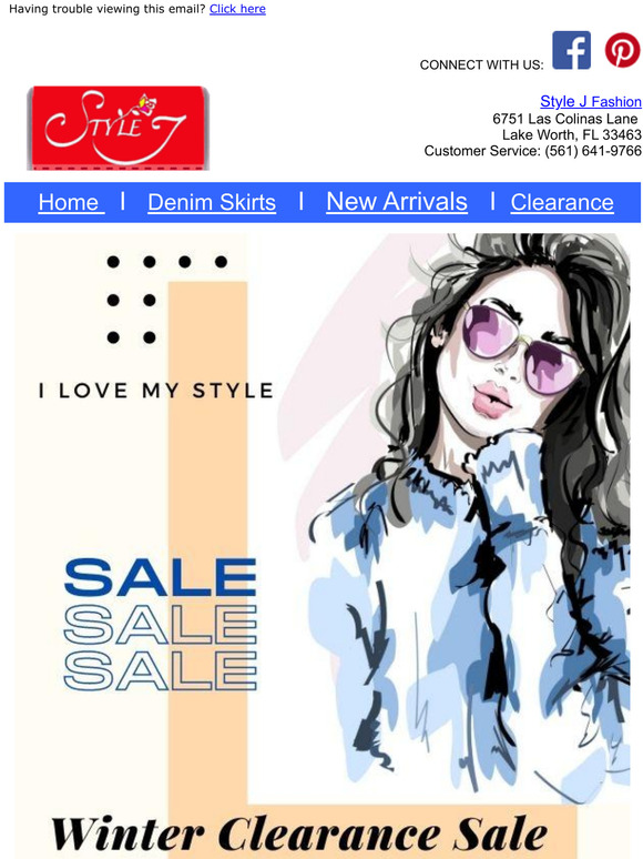 Winter Clearance Sale! 25% up to 75% Savings!