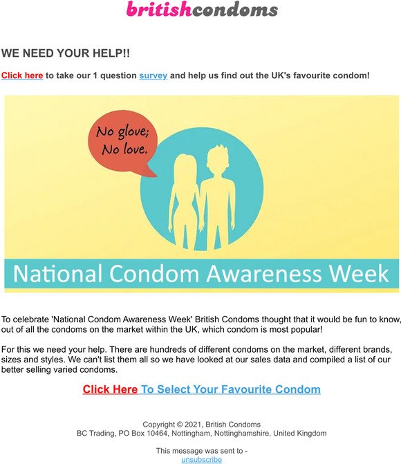 Celebrate National Condom Awareness Week