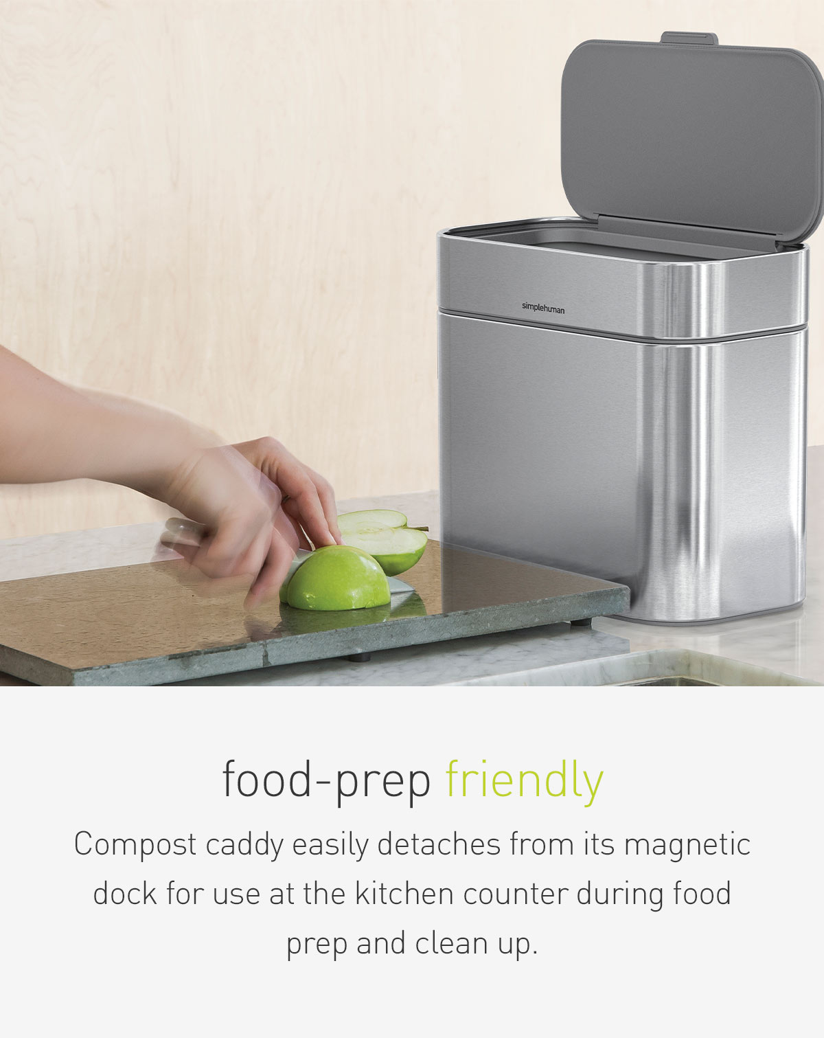 simplehuman Introducing the earthfriendly compost caddy Milled