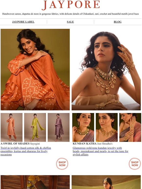 jaypore silk kurtas