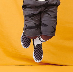 Gym Shorts - Bull Shark in Pepper