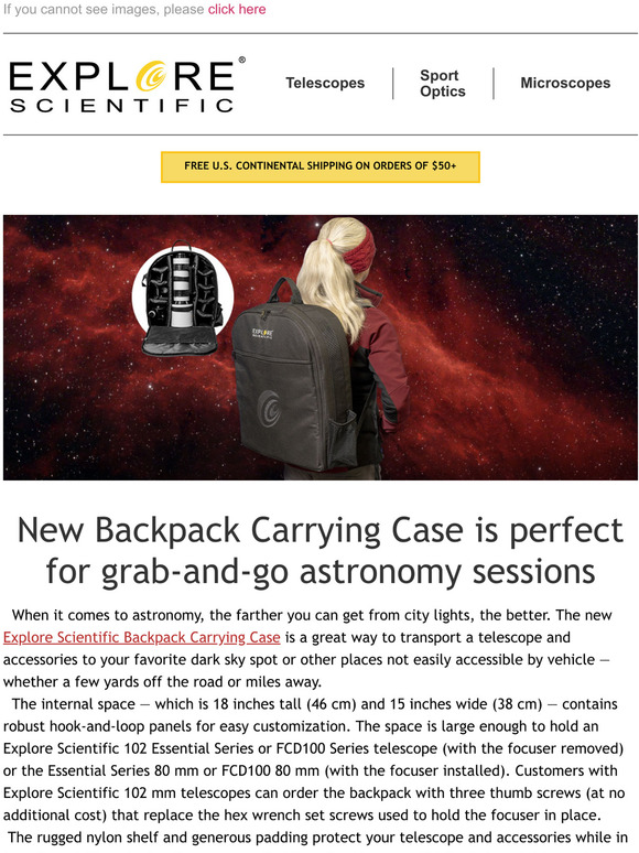 Explore Scientific Introducing a new way to transport your telescope