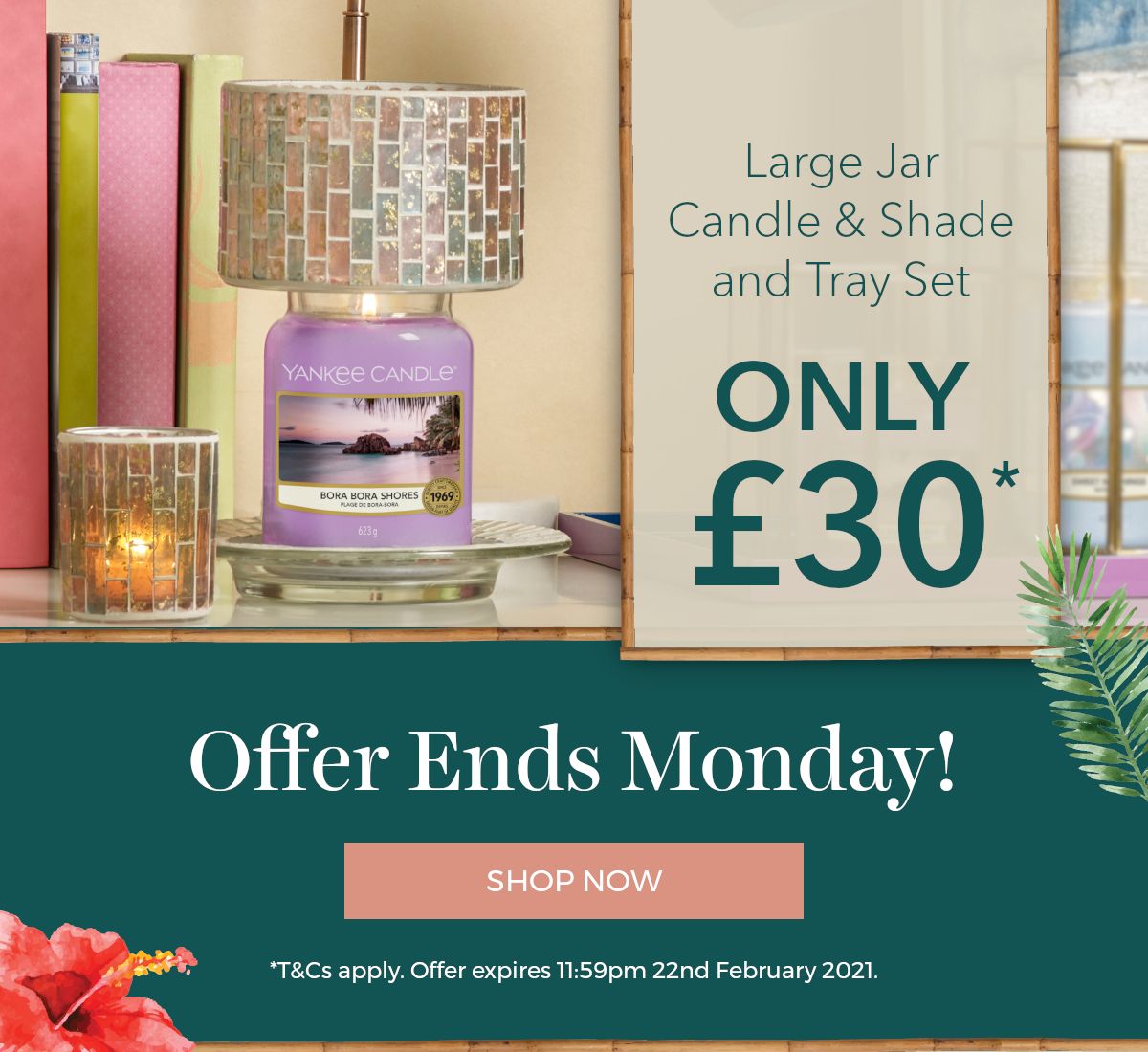 is offering up to 30% off Yankee Candles - but not for long