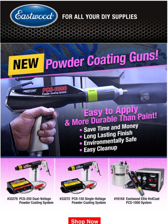 Eastwood 👁️‍🗨️check Out Our New Powder Coating Guns Milled 