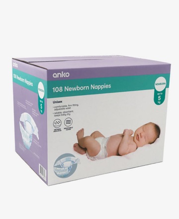 Baby hot sale nappies kmart