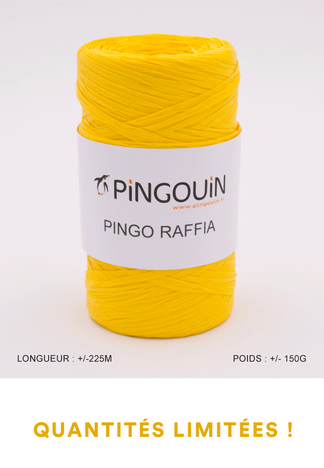 Pingouin [EXCLU WEB] Pingo Raffia 5 coloris en édition trèèèèès