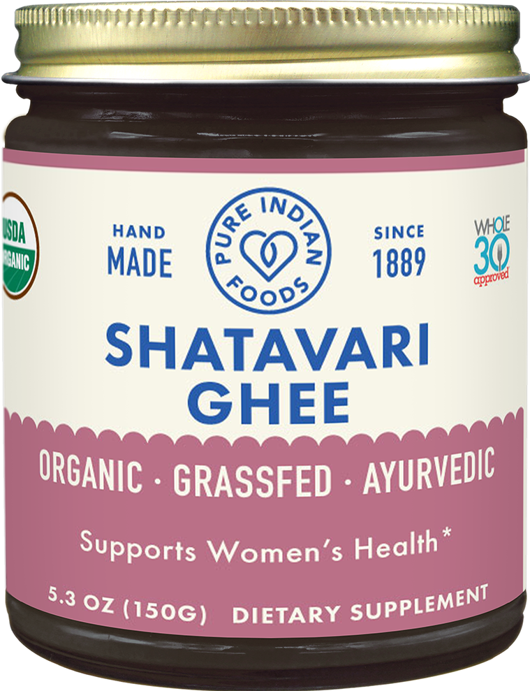 Shatavari Ghee 5.3 oz, Certified Organic