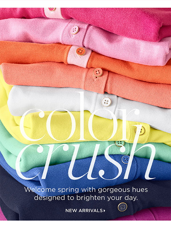 Talbots Color Chart Talbots: 5 NEW Colors for Spring | Milled
