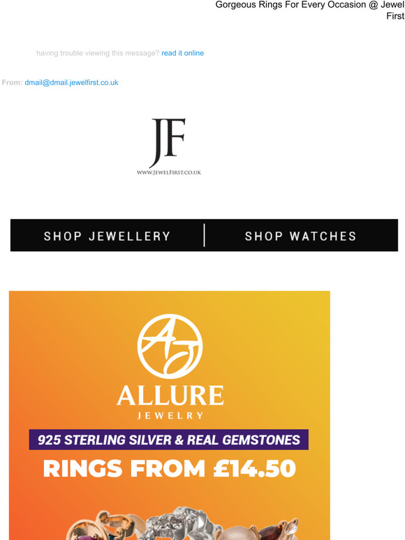 Gorgeous Rings For Every Occasion @ Jewel First