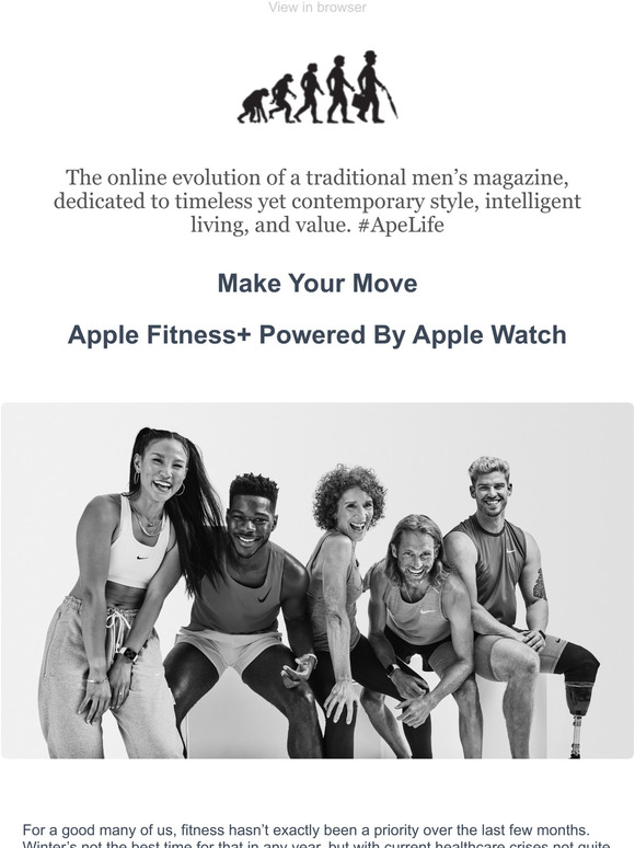 Make Your Move: Introducing Apple Fitness+ Powered By Apple Watch