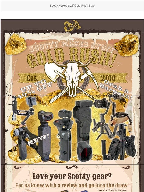 Scotty's Gold Rush Sale