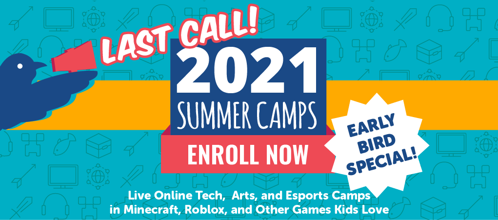 Roblox Camp for Kids, Live, Online for Ages 8-13