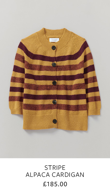 toast alpaca cardigan
