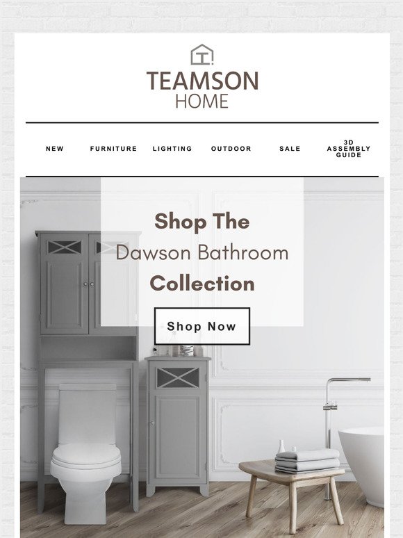 Grey is the New Black --- Shop the Dawson Bathroom Collection