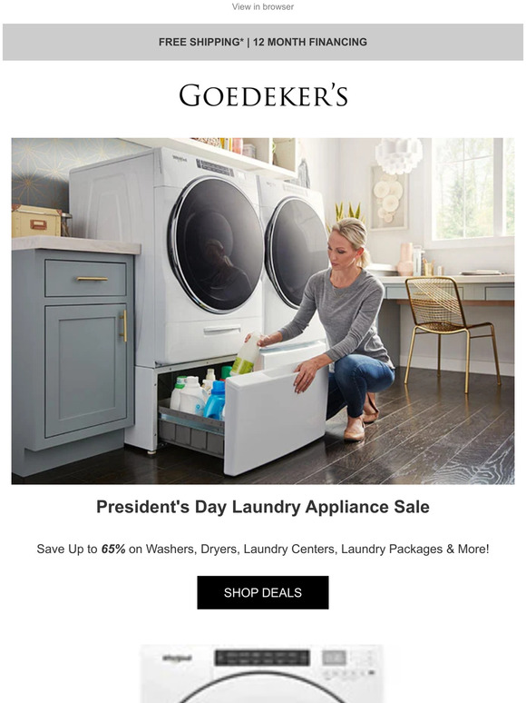 Looking for a New Washer & Dryer? Check Out These Deals!