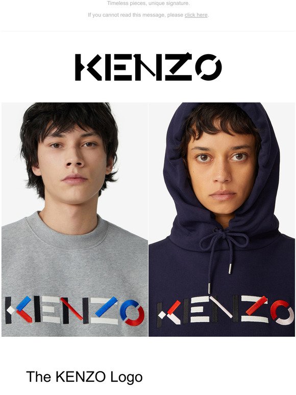 Kenzo: New essentials: the KENZO logo | Milled