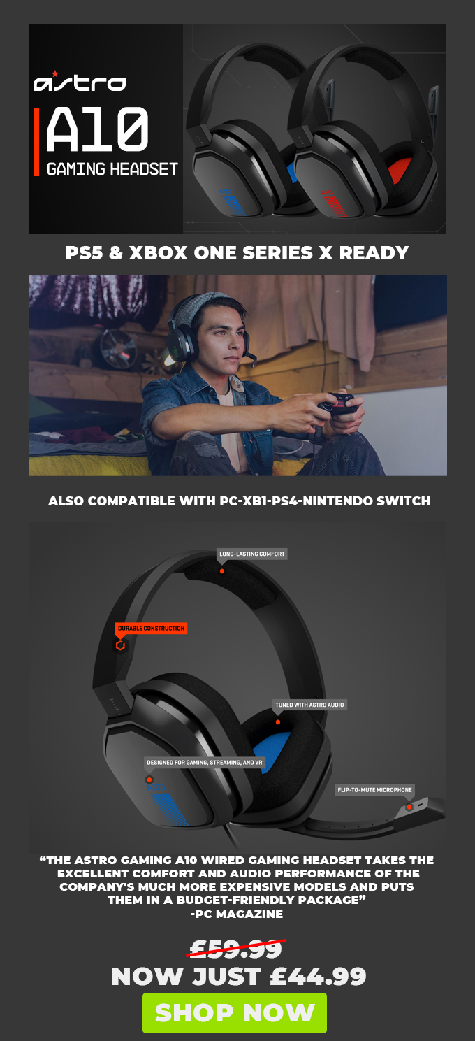 astro a10 headset compatibility
