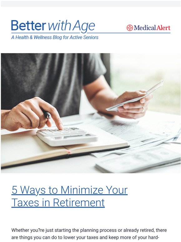 5 Ways to Minimize Your Taxes in Retirement